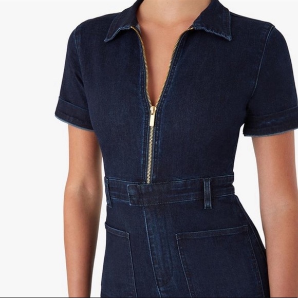 NWT WeWoreWhat denim jumpsuit - Picture 3 of 3
